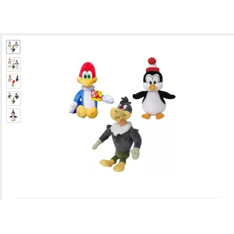 Personal Shopper | Buy from Brazil -Kit 3 Pelcias Pica Pau Zeca Picolino Ty Beanie Babies – 10 kits (DDP)