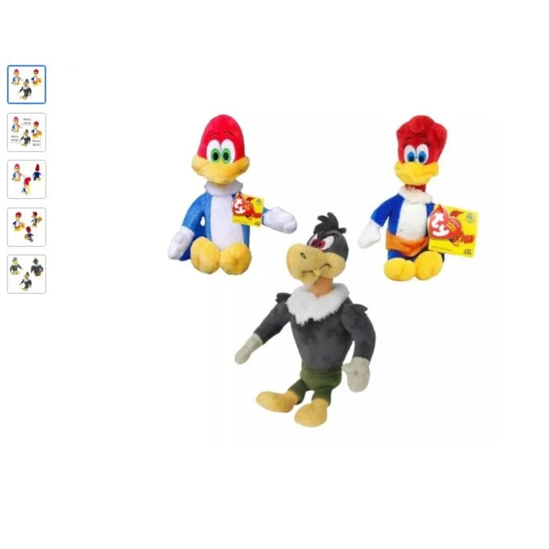 Personal Shopper | Buy from Brazil -Kit Pelucias Turma Do Pica Pau – Ty Beanie Babies Dtc- 15 kits (DDP)