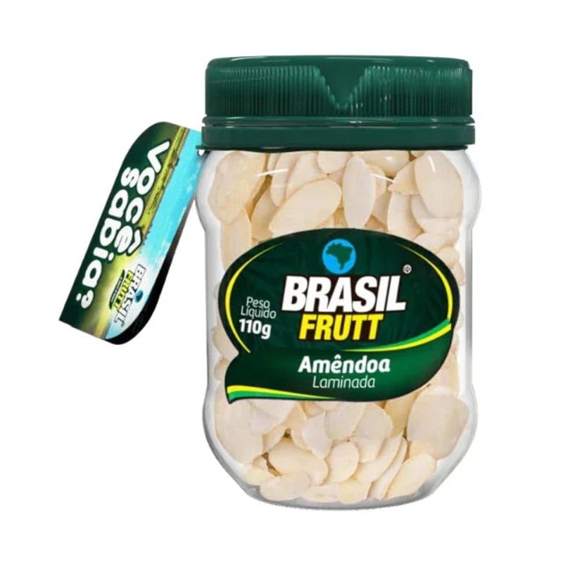 Sliced Almonds – Kosher – 110g (3.88 oz) – Brasil Frutt