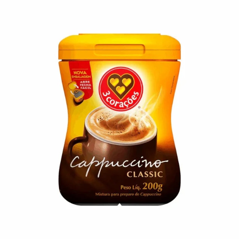 3 Coraes Classic Instant Cappuccino Mix 200g (7.05 oz)