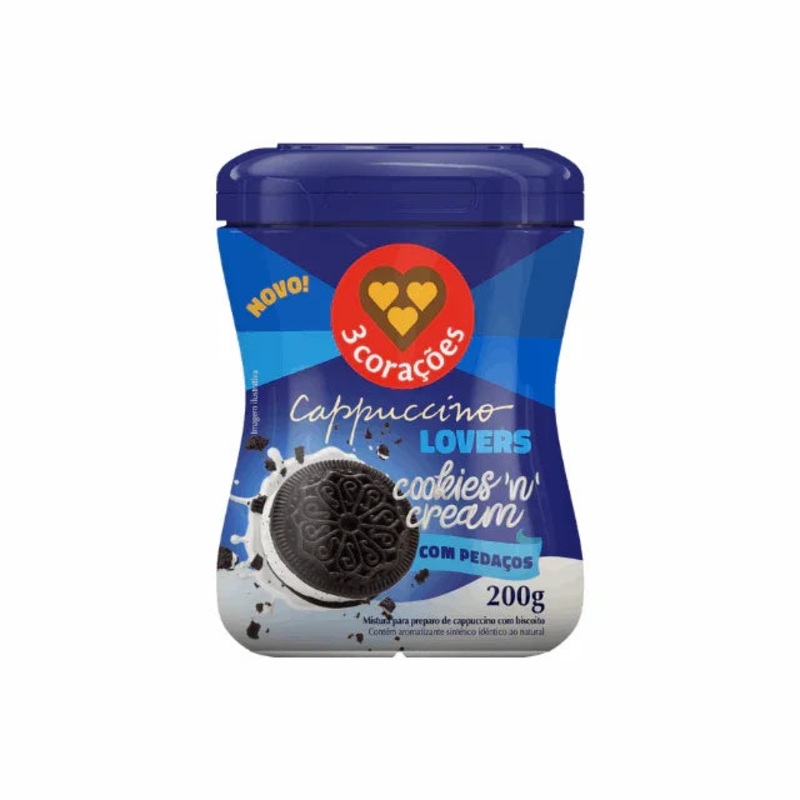 3 Coraes Cookies ‘n’ Cream Cappuccino Instant Mix 200g (7.05 oz)