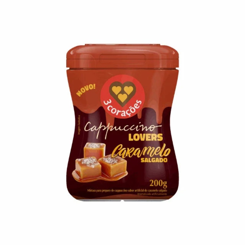 3 Coraes Salted Caramel Cappuccino Instant Mix 200g (7.05 oz)