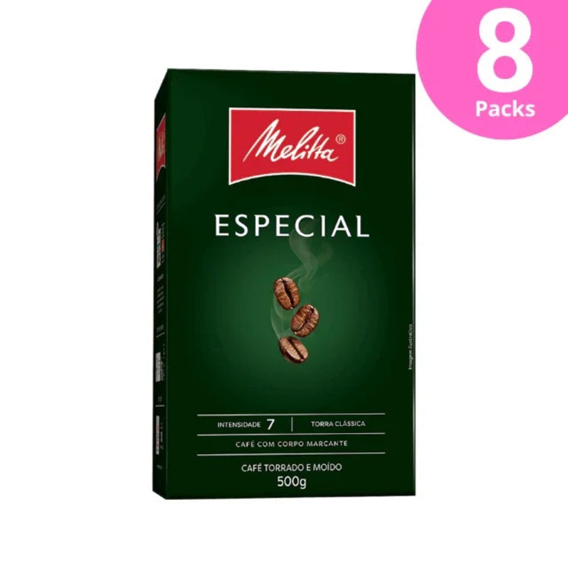 8-Pack Melitta Especial Ground Coffee – 8 x 500g / 17.6 oz