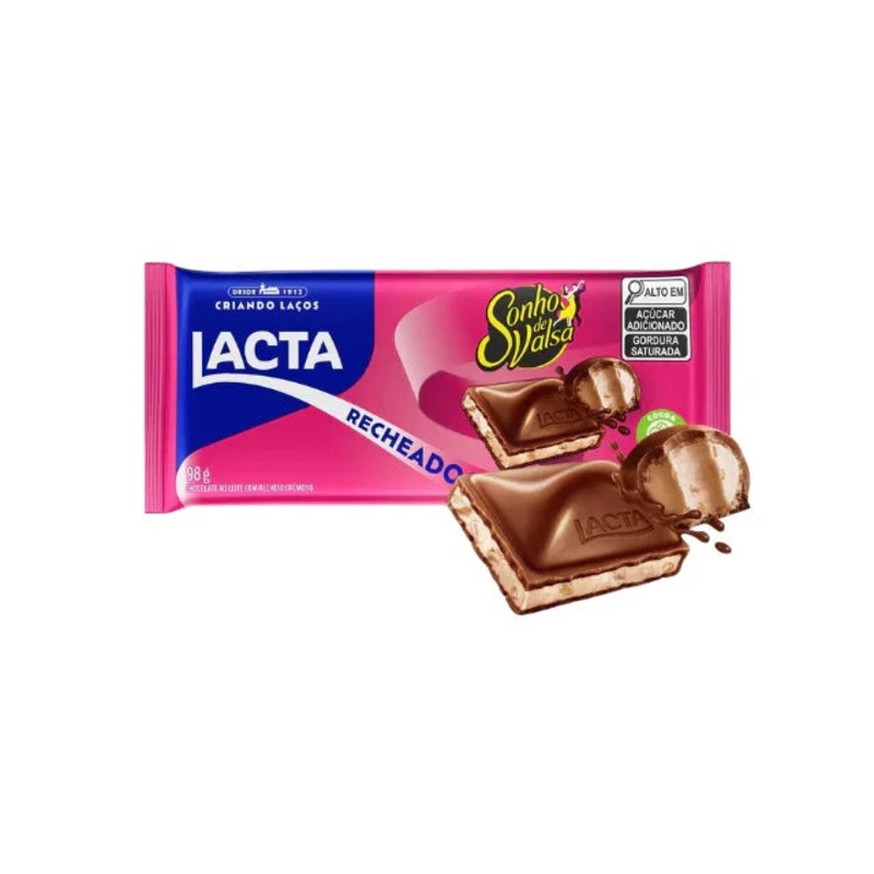 Chocolate Lacta Bar with Sonho De Valsa Filling 98G (3.45 oz)
