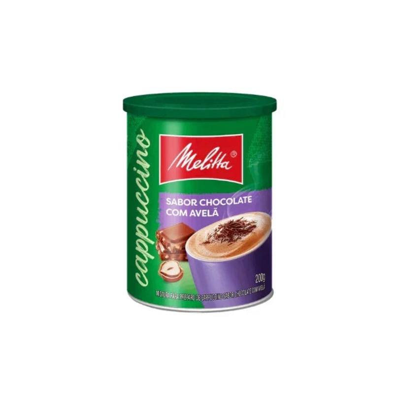 Melitta Instant Cappuccino Chocolate Hazelnut 200g (7.05oz) Can