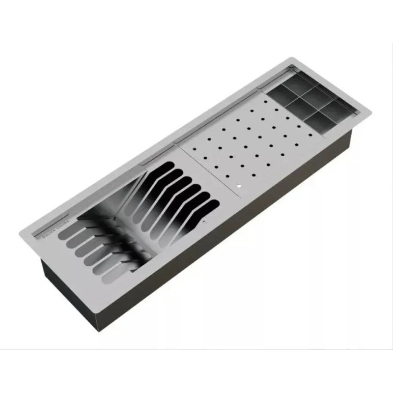 Personal Shopper | Buy from Brazil -Calha mida Kitchen Completa Sobrepor Canal Equipado 60 Cm – 1 iten-  DDP