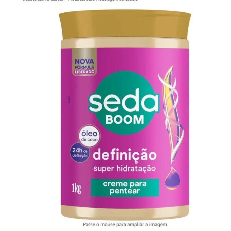 Personal Shopper | Buy from Brazil -Seda Creme Para Pentear Boom Definio Pote 1Kg – 2 unit (DDP)