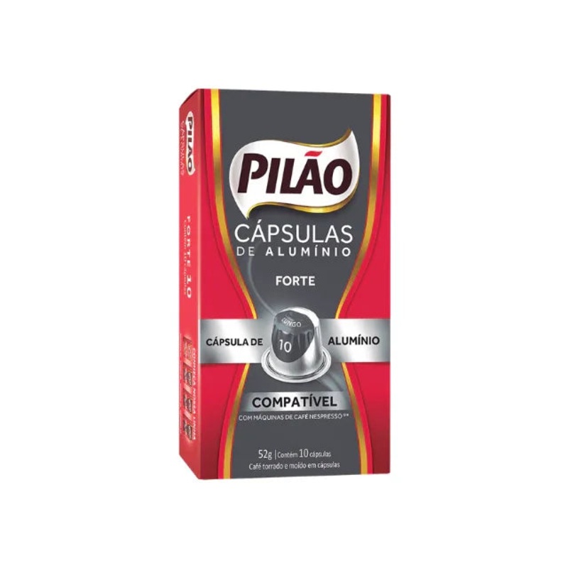 Pilo Forte Coffee Capsules – Aluminum – 52g/1.83oz 10 caps – Nespresso Compatible