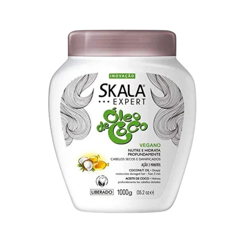 Skala Coconut Oil Treatment Cream, 1kg (35.3 oz) – Vegan, Sulfate and Paraben-Free