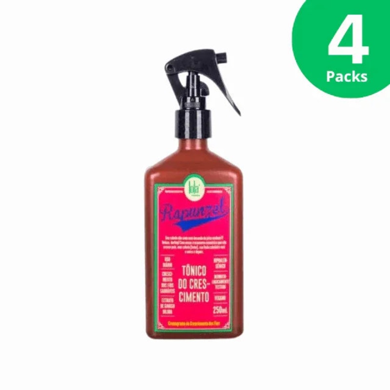 4-Pack Lola Cosmetics Rapunzel Hair Growth Tonic – 4 x 250ml (8.45 fl oz)