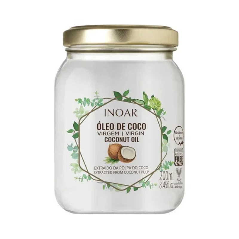 Inoar Virgin Coconut Oil for Hair  200ml (7 oz)