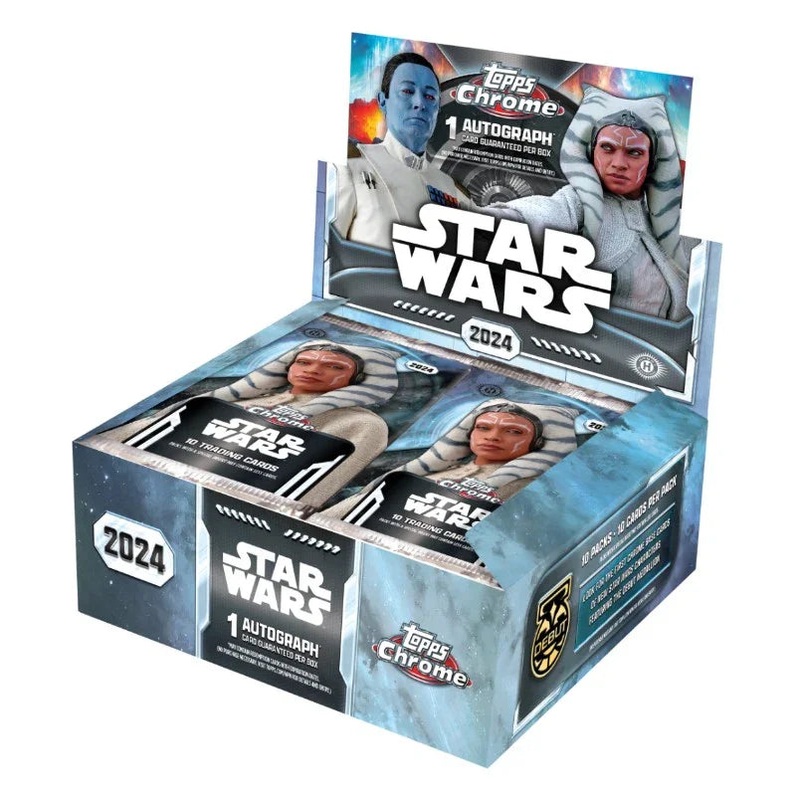 Personal Shopper | Buy from Brazil -Hobby Box – Star Wars Chrome – Topps 2024 – 100 cards – 1 Autgrafo Garantido  – 2unit (DDP)