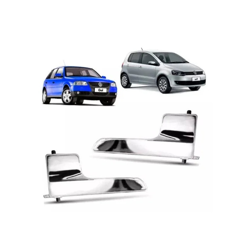 Personal Shopper | Buy from Brazil – Kit Par Maaneta Interna Cromada Gol Parati Saveiro G4 Metal- 1 kit –  DDP