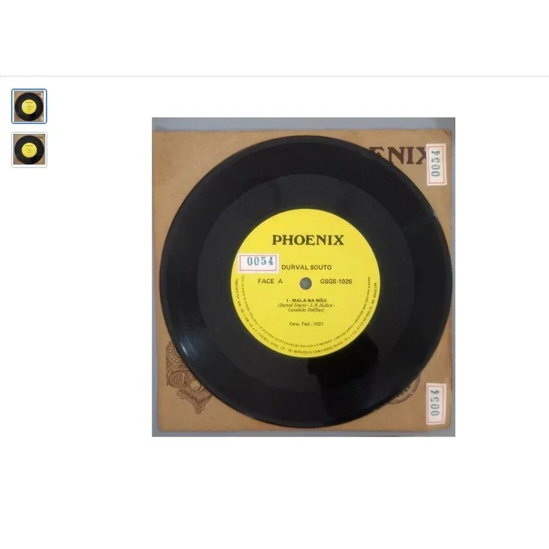 Personal Shopper | Buy from Brazil -Lp Compacto Durval Souto – Mala Na Mo // Seu Zequinha-1 units (DDP)
