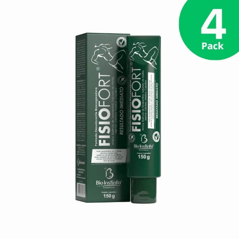 4-Pack Fisiofort Massage Ointment – 4 x 150 g (5.29 oz)
