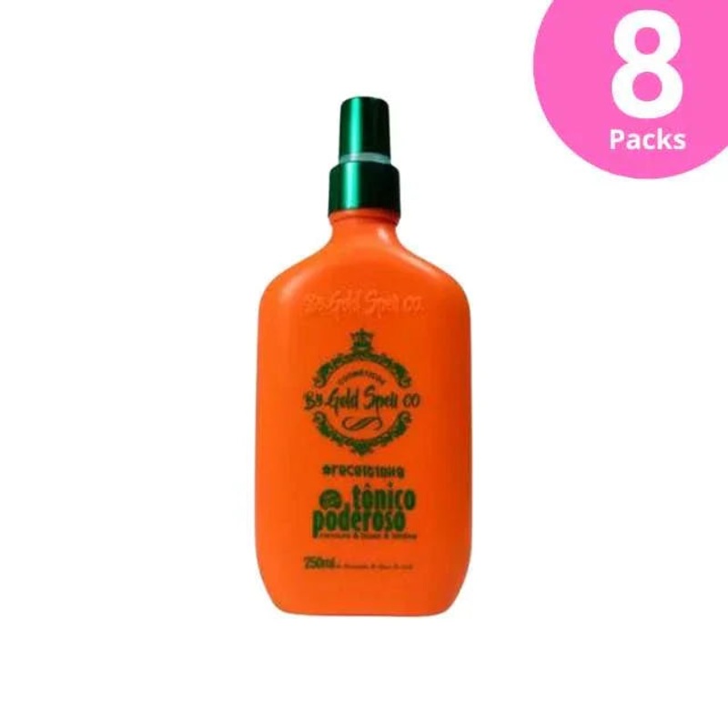 8-Pack Gold Spell Powerful Hair Tonic – 8 x 250ml (8.45 oz) | Hair Strengthening & Anti-Hair Loss Treatment