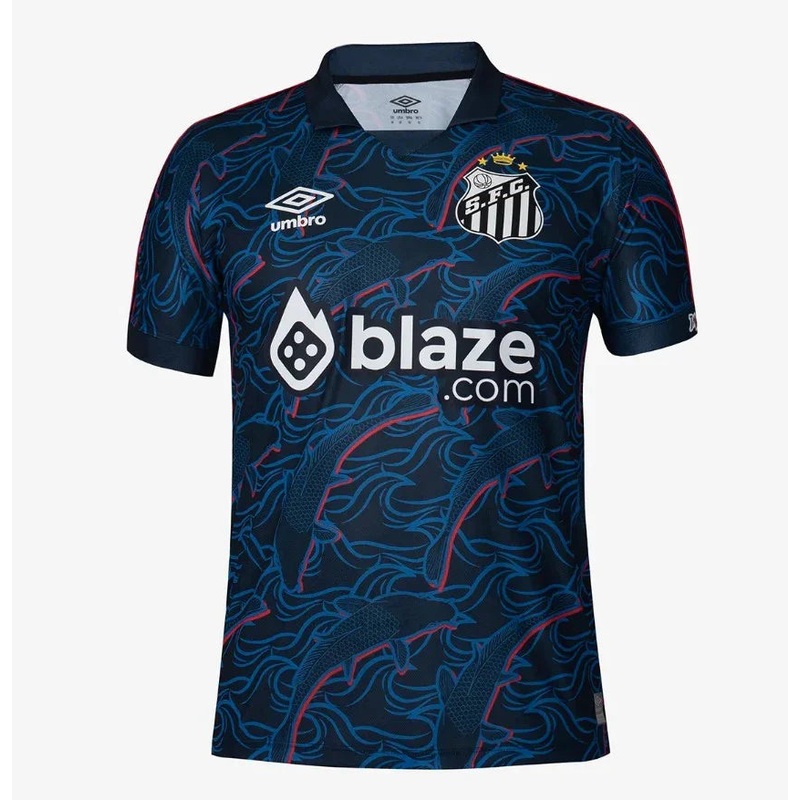 Personal Shopper | Buy from Brazil -Camisa Masculina Umbro Santos Of.3 2023 (Atleta S/N) P -1 item DDP