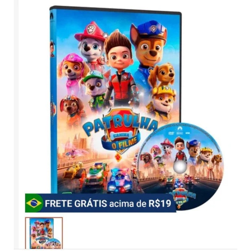 Personal Shopper | Buy from Brazil -DVD Patrulha Canina – O Filme (2021) – 1 units (DDP)