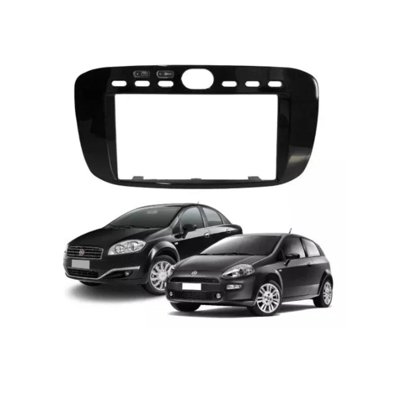Personal Shopper | Buy from Brazil -Moldura Central Painel 2 Din Fiat Punto Linea Multimdia Dvd- 1 item –  DDP