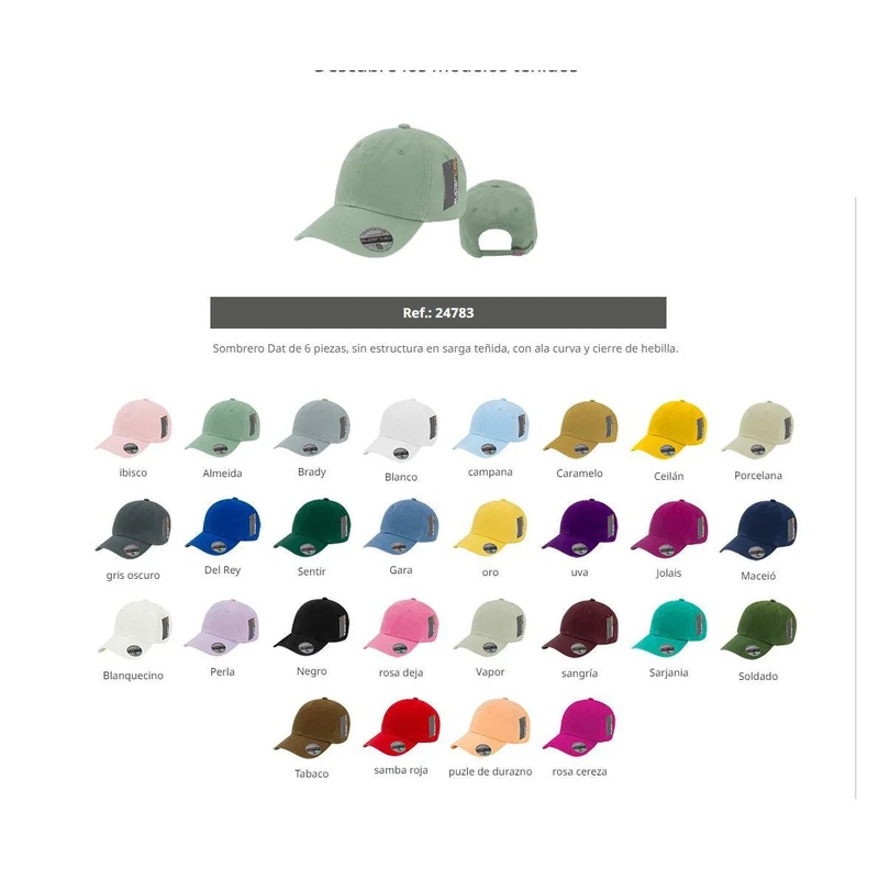 Personal Shopper | Buy from Brazil -Personalized caps – 30 items-  DDP