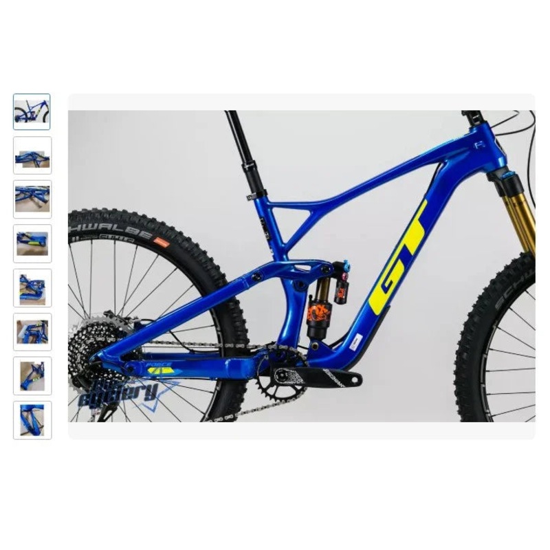 Personal Shopper | Buy from Brazil – Quadro Gt Force Carbono Aro 27,5 2020 Azul Com Amarelo – 1 item-  DDP