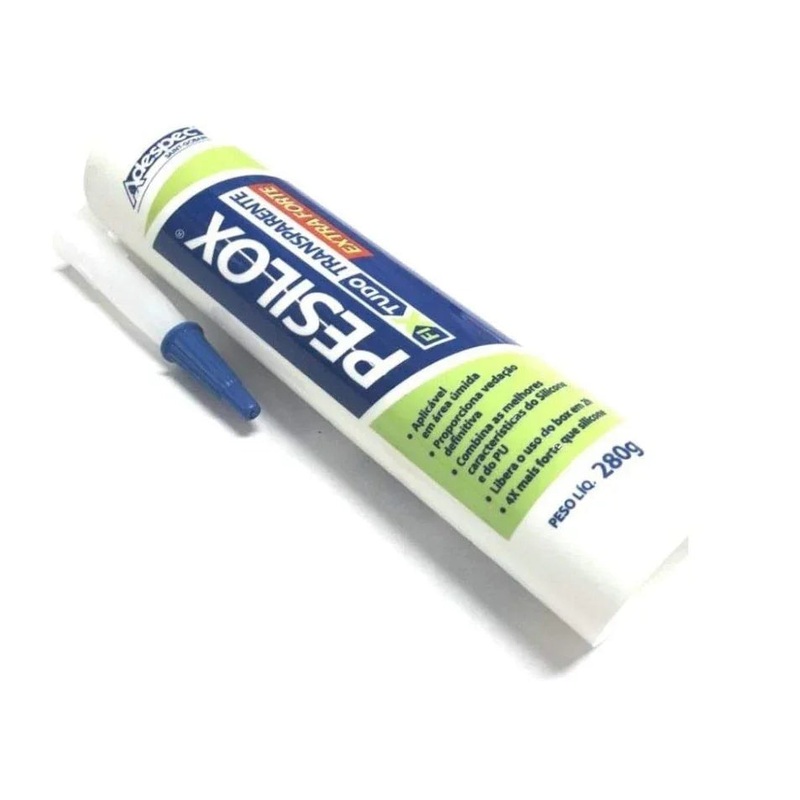 Personal Shopper | Buy from Brazil -Silicone Multiuso Pesilox Fixtudo Adespec Incolor – 1 item –  DDP