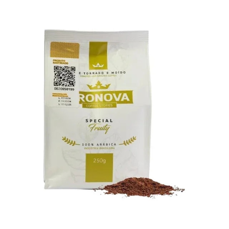 Pronova Coffee Stories Special Fruity – Premium Arabica Ground Coffee, 8.8 oz (250g)