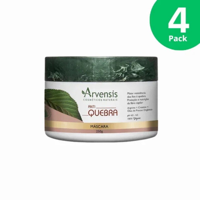 4-Pack Arvensis Vegan Anti-Breakage Hair Mask – 4 X 250g / 8.8 oz