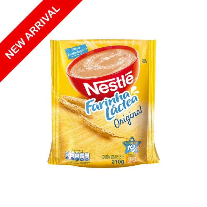 Farinha Lctea (Milk Cereal) 210g (7.4 oz) Pouch  Nestl Original
