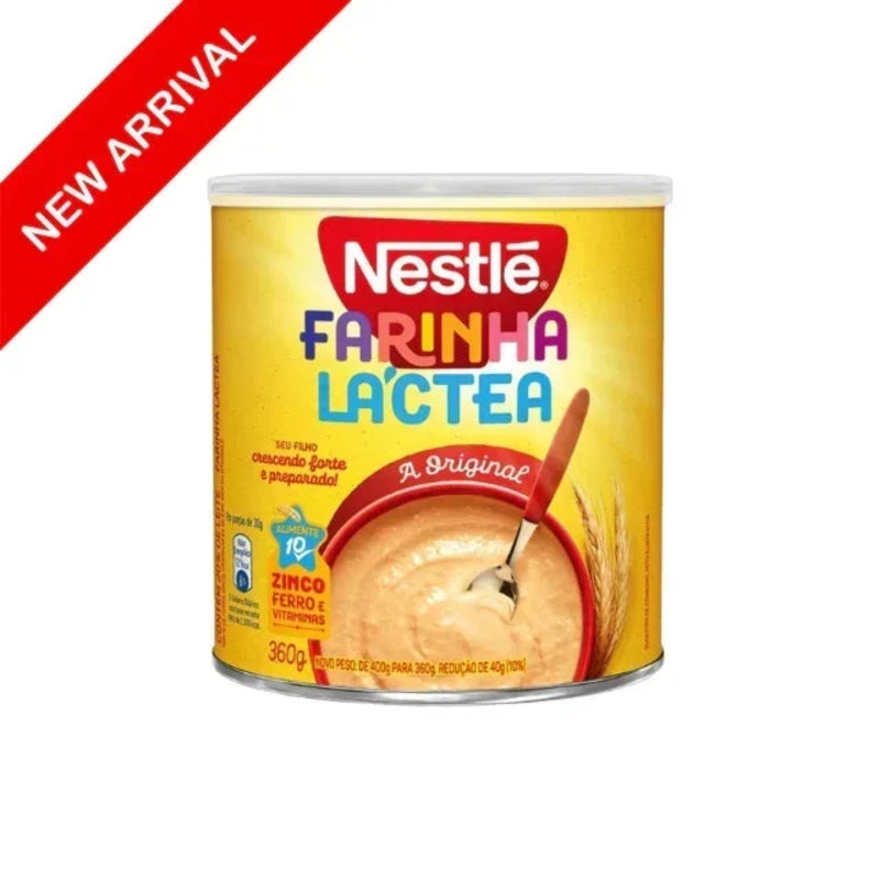 Farinha Lctea (Milk Cereal) 360g (12.7 oz) Can  Nestl Original