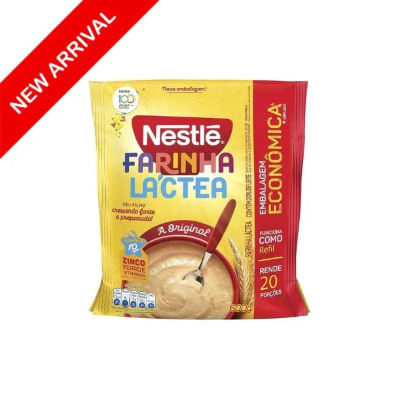 Farinha Lctea (Milk Cereal) 600g (21.16 oz) Refill  Economical Pack – Nestl Original
