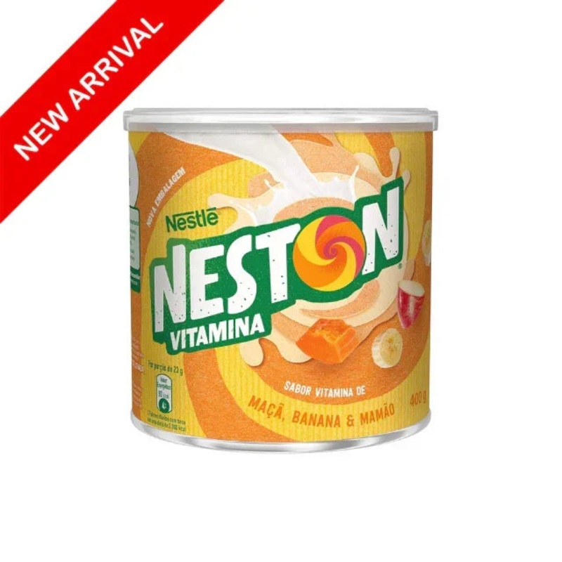 Neston Instant Cereal Drink Powder with Apple, Banana & Papaya  14.1 oz (400g) – Nestl