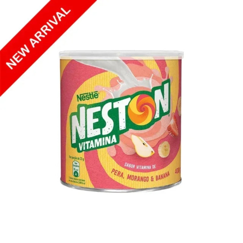 Neston Instant Cereal Drink Powder with Pear, Strawberry & Banana  14.1 oz (400g) – Nestl