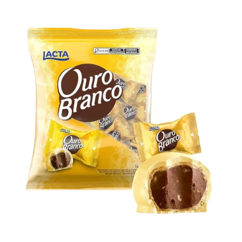 Ouro Branco Lacta Chocolate – 1Kg (35.3 oz) Pack