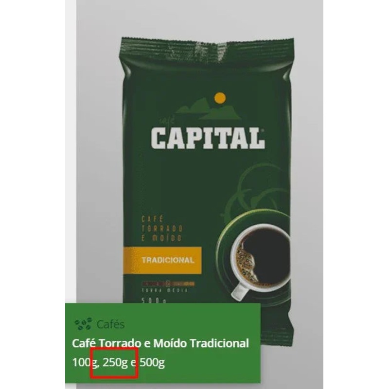 Personal Shopper | Buy from Brazil -Caf Capital – 32 x 250g (DDP)