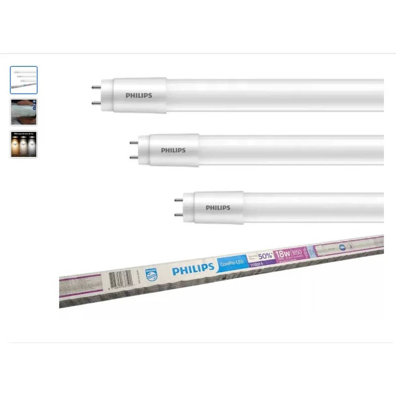Personal Shopper | Buy from Brazil – Kit 20 Lmpadas Tubular Led 18w 865 Branco Frio T8 G13 120cm – 13 kits (DDP)