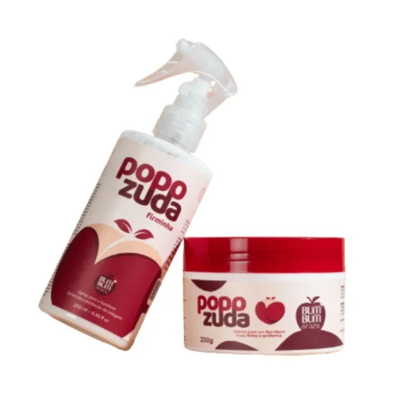 Popozuda Cream butt firming and hydrating set by Popozuda