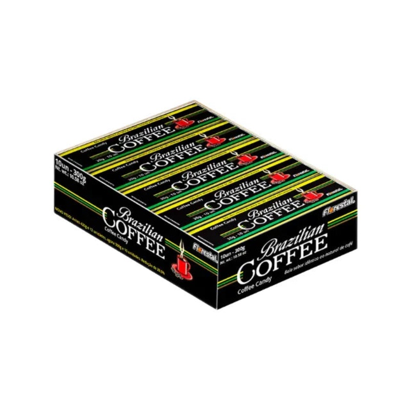 Florestal Brazilian Coffee Drops – 10 Sticks Pack (100 Total Drops)