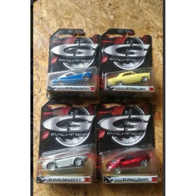 Personal shopper | Buy from Brazil  -G Machines Hotwheels Lote Com 4 Miniaturas (Usado) – 1 item (DDP)