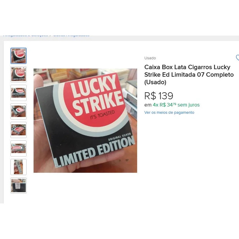 Personal Shopper | Buy from Brazil  -Lucky Strike Boxes – 10 items (DDP)