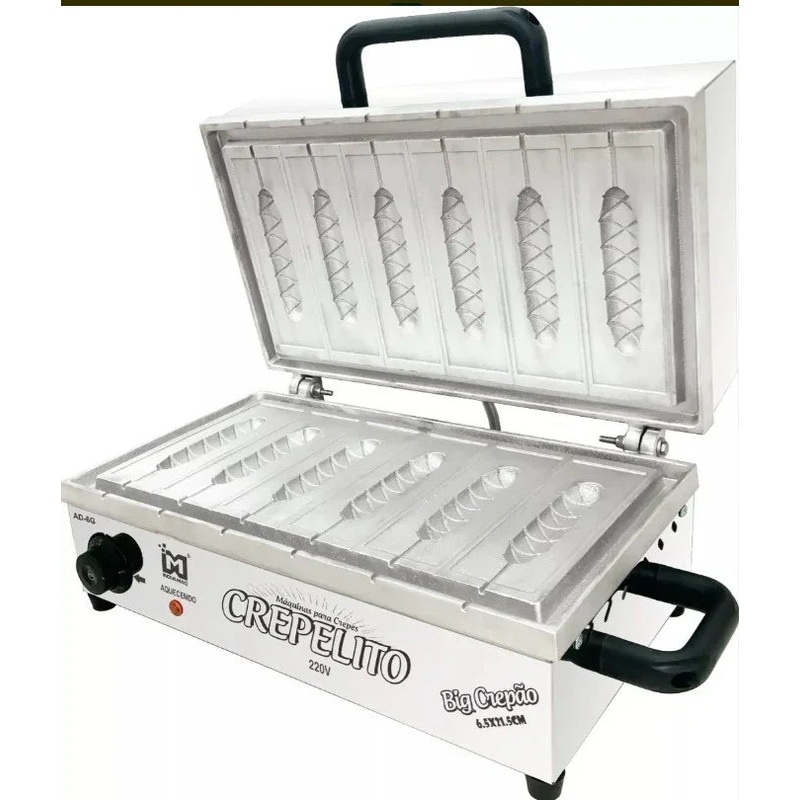 Personal Shopper | Buy from Brazil  – Mquina De Crepe Crepeira Big Crepo No Palito 220v Inovamaq Cor Inox- 2 items (DDP)