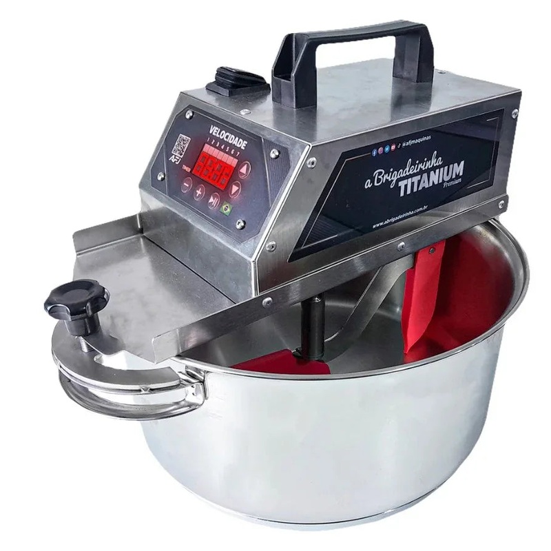 Personal Shopper | Buy from Brazil  -Panela para mexer doces – INOX 28 cm – Titanium Premium – 1 item (DDP)