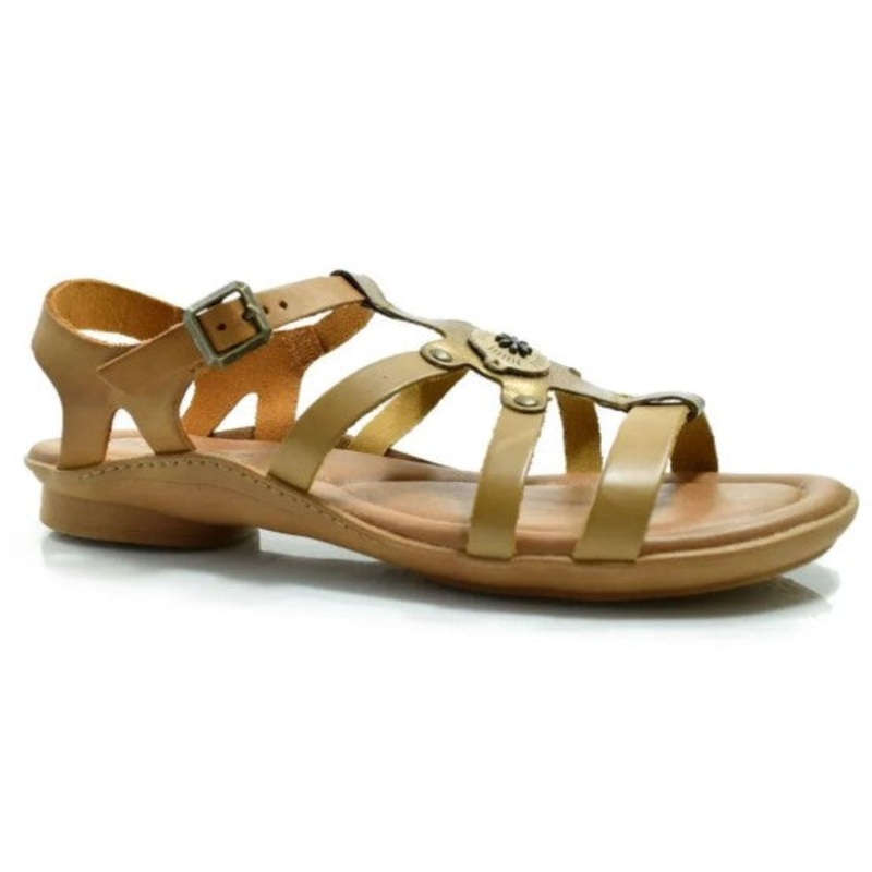 Personal Shopper | Buy from Brazil -Sandlia Em Couro Feminina New Face 37329 – Bege- 1 pair  (DDP)