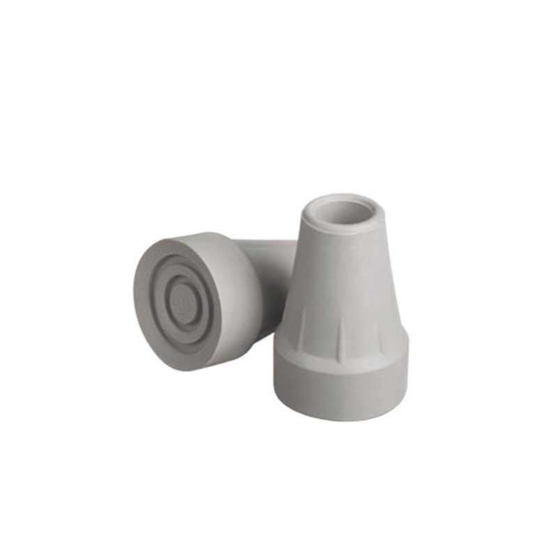 Crutch Tips (Super) Grey Pair (Mfgr #00842)  Case/8 pr