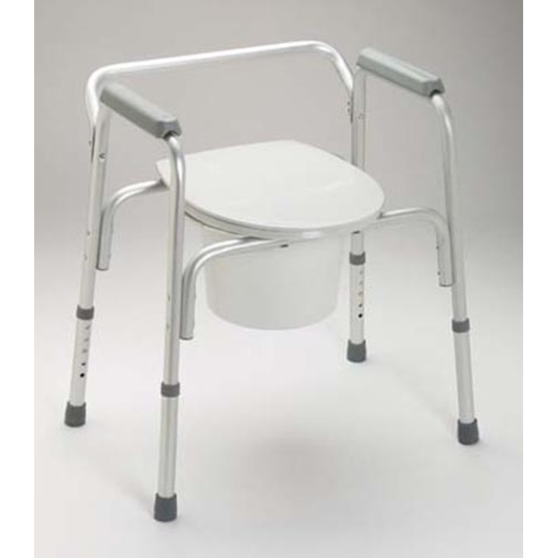 Easycare 3 In 1 Commode- Steel – Guardian  (Case/4)