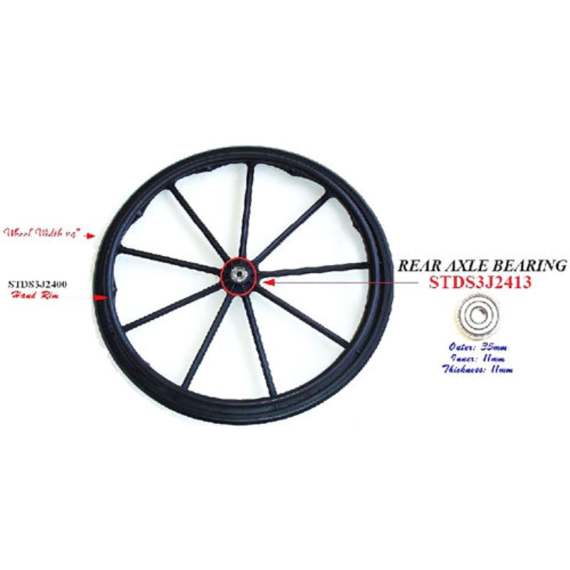 Hand Rim Cruiser III  1/ea