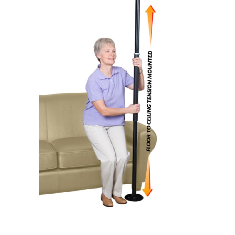 Wonder Pole Grab Bar Black