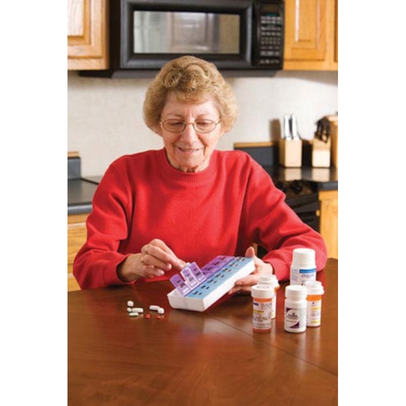 Pill Organizer Twice-A-Day Weekly