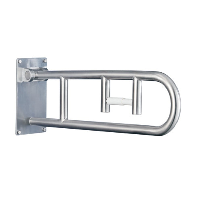 Flip-Up Grab Bar  Peened Stnless Steel w/Integrated TPH