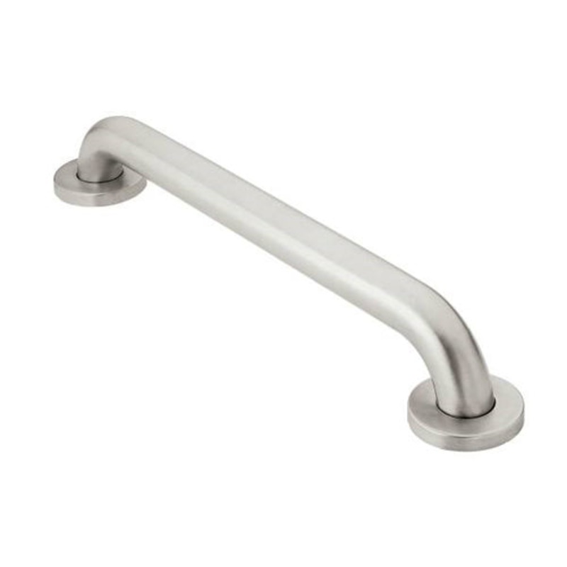 Moen Grab Bar  18  SecureMount Stainless Steel  Cnceald Scrws